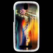 Coque HTC One SV Jazz en couleur 1