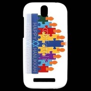 Coque HTC One SV Puzzle religieux