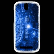Coque HTC One SV Astrologie bleue