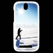 Coque HTC One SV Ski de fond