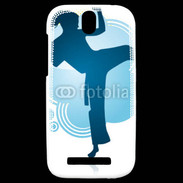 Coque HTC One SV Karaté féminin
