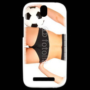 Coque HTC One SV Football féminin
