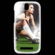 Coque HTC One SV Rugby féminin