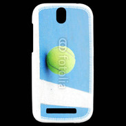 Coque HTC One SV Cours de tennis béton bleu