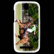 Coque HTC One SV Joueur de polo