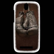 Coque HTC One SV Vieux gant de boxe 2