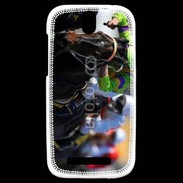 Coque HTC One SV Course de chevaux