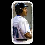 Coque HTC One SV Joueur de baseball
