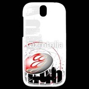 Coque HTC One SV Rugby passion 2