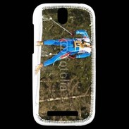 Coque HTC One SV Course de Biathlon