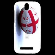 Coque HTC One SV Ballon de rugby Georgie