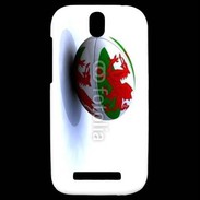 Coque HTC One SV Ballon de rugby Pays de Galles