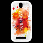 Coque HTC One SV Paintball 1
