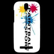 Coque HTC One SV Paintball Extrème Sport