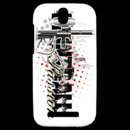 Coque HTC One SV Passion paintball
