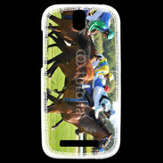 Coque HTC One SV Course de chevaux 5