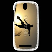 Coque HTC One SV beach soccer couché du soleil