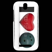 Coque HTC One SV J'aime le Bowling