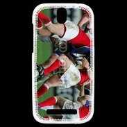 Coque HTC One SV Percussion de rugby