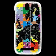 Coque HTC One SV Puzzle de l'Europe