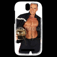 Coque HTC One SV Pompier stripteaser