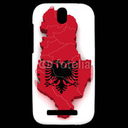Coque HTC One SV drapeau Albanie