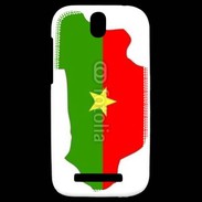 Coque HTC One SV drapeau Burkina Fasso