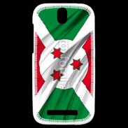 Coque HTC One SV Drapeau Burundi