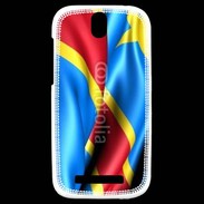 Coque HTC One SV Drapeau Congo