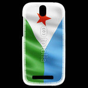 Coque HTC One SV Drapeau Djibouti