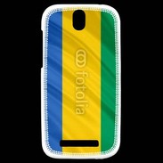 Coque HTC One SV Drapeau Gabon