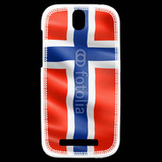 Coque HTC One SV Drapeau Norvège