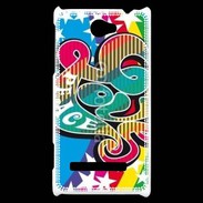 Coque HTC Windows Phone 8S Peace and love 5