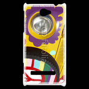 Coque HTC Windows Phone 8S Voiture Hippie style