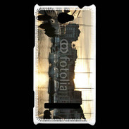Coque HTC Windows Phone 8S Port de cannes au couché de soleil