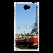 Coque HTC Windows Phone 8S Tour Eiffel vue des bords de Seine