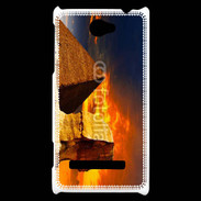 Coque HTC Windows Phone 8S Pyramide et Sphinx