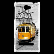 Coque HTC Windows Phone 8S Vintage tramway de Lisbonne