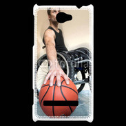 Coque HTC Windows Phone 8S Joueur de basket en fauteuil