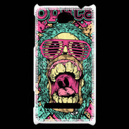 Coque HTC Windows Phone 8S Tête de mort Popstar