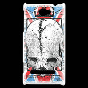 Coque HTC Windows Phone 8S Tête de mort Great Britain