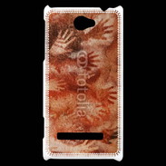 Coque HTC Windows Phone 8S Peinture préhistorique de mains