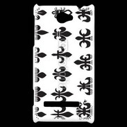 Coque HTC Windows Phone 8S Symbole Fleur de Lys 