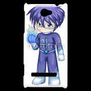 Coque HTC Windows Phone 8S Chibi style illustration of a superhero