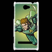 Coque HTC Windows Phone 8S Recycle Hero (with a cape)