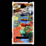 Coque HTC Windows Phone 8S Tube de peinture