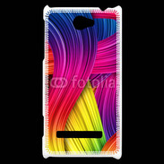 Coque HTC Windows Phone 8S Fibres de couleur