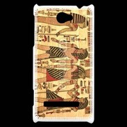 Coque HTC Windows Phone 8S Peinture Papyrus Egypte