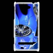 Coque HTC Windows Phone 8S Speedster tuning bleu
