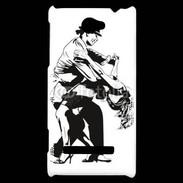 Coque HTC Windows Phone 8S Dessin de Danseur en couple
